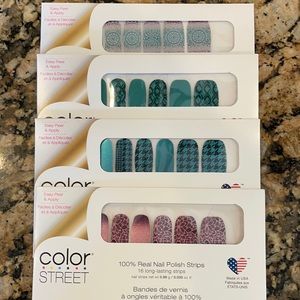 New!  Set of 4 Color Street Nail Art Colors